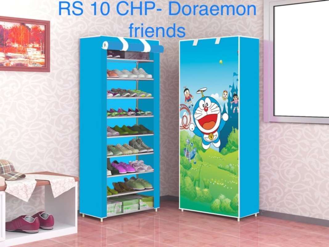 promo rak sepatu kain oxford 10 susun (2kg)-rs10 karakter