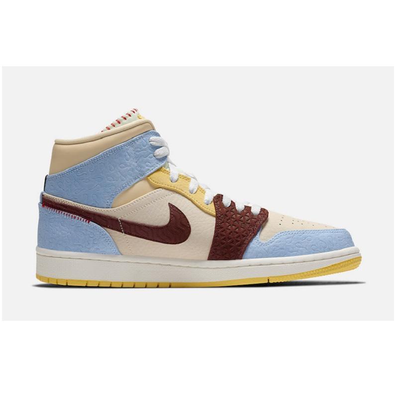 Jual Nike Air Jordan 1 Mid Se Fearless Maison Chateau Rouge Sepatu Sneaker Pria Online September 2020 Blibli Com