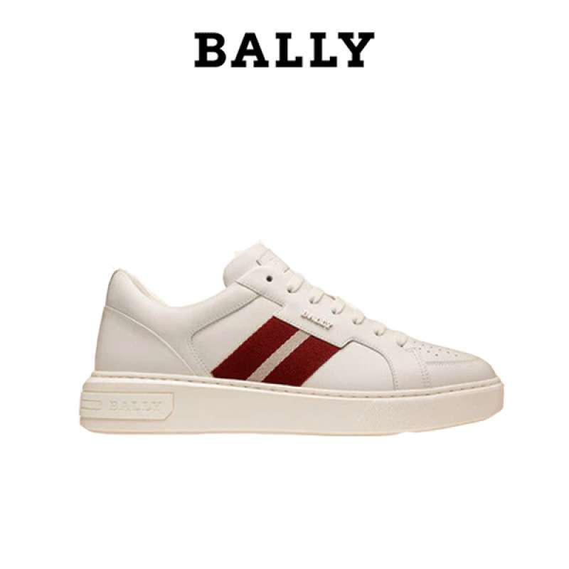 BALLY Moony Man Leather Sneakers White