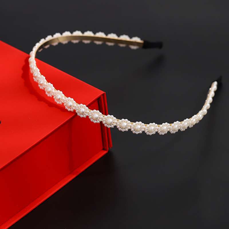 Bando Mutiara Korea / Bando Kado Cewek Manis Pearl Hairpiece Headband