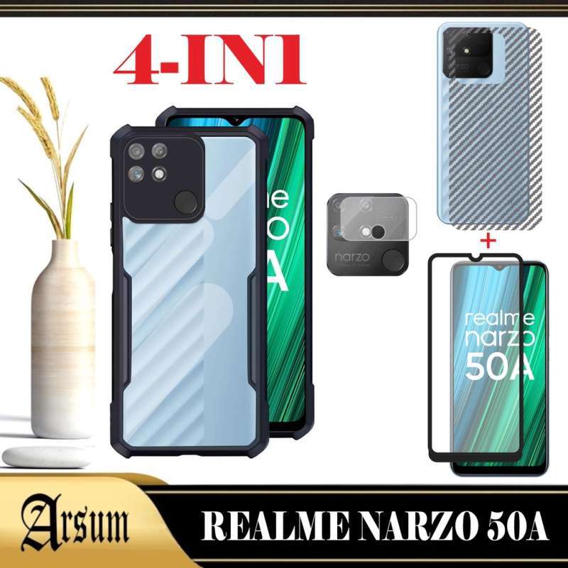 Jual Promo Case Realme Narzo 50a 2021 Transparan Softcase Casing