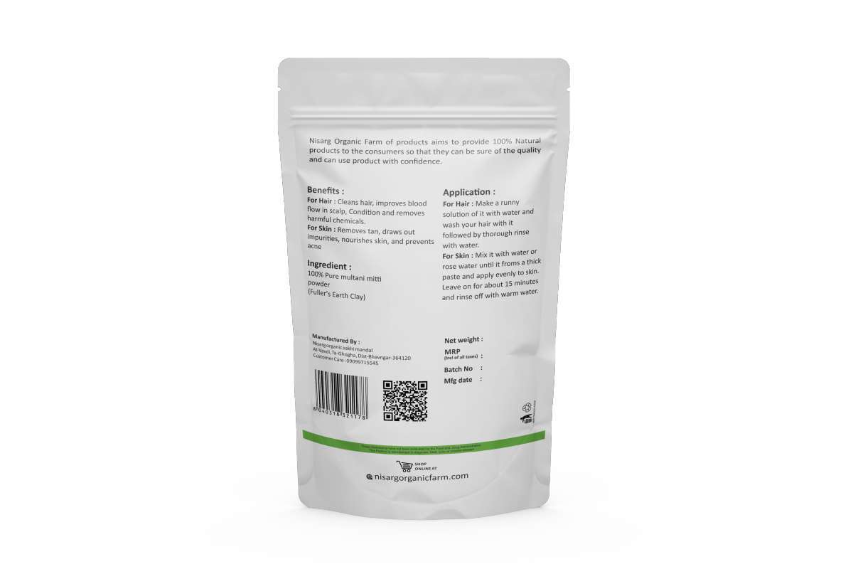 Jual Organic Multani Mitti Powder | Healing Clay |(Fullers ...