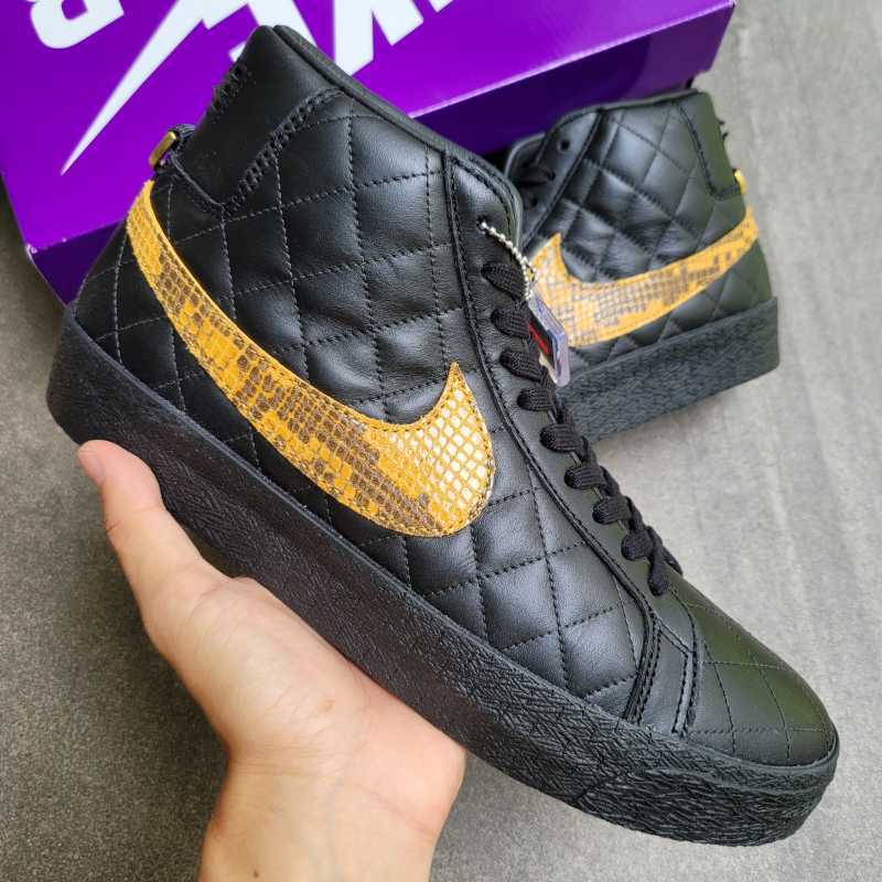 Nike Zoom SB Blazer Mid QS Supreme Black Snakeskin