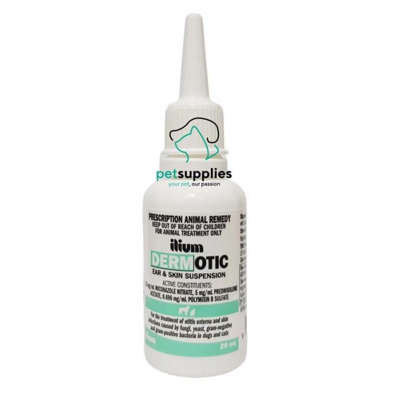 Dermotic drops for dogs discount