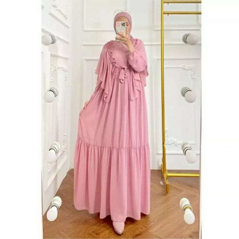 Jual Aorora Maxy Baju Kondangan Wanita Gamis Ceruty Babydoll Dress Busui Gaun Pesta Muslimah Long Dress Jumbo Di Seller Hijabstroe.id Jamika Kota Bandung Blibli