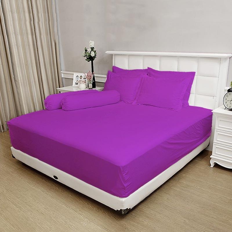 Jual Vallery Quincy Set Sprei Light Purple Online November 2020 Blibli