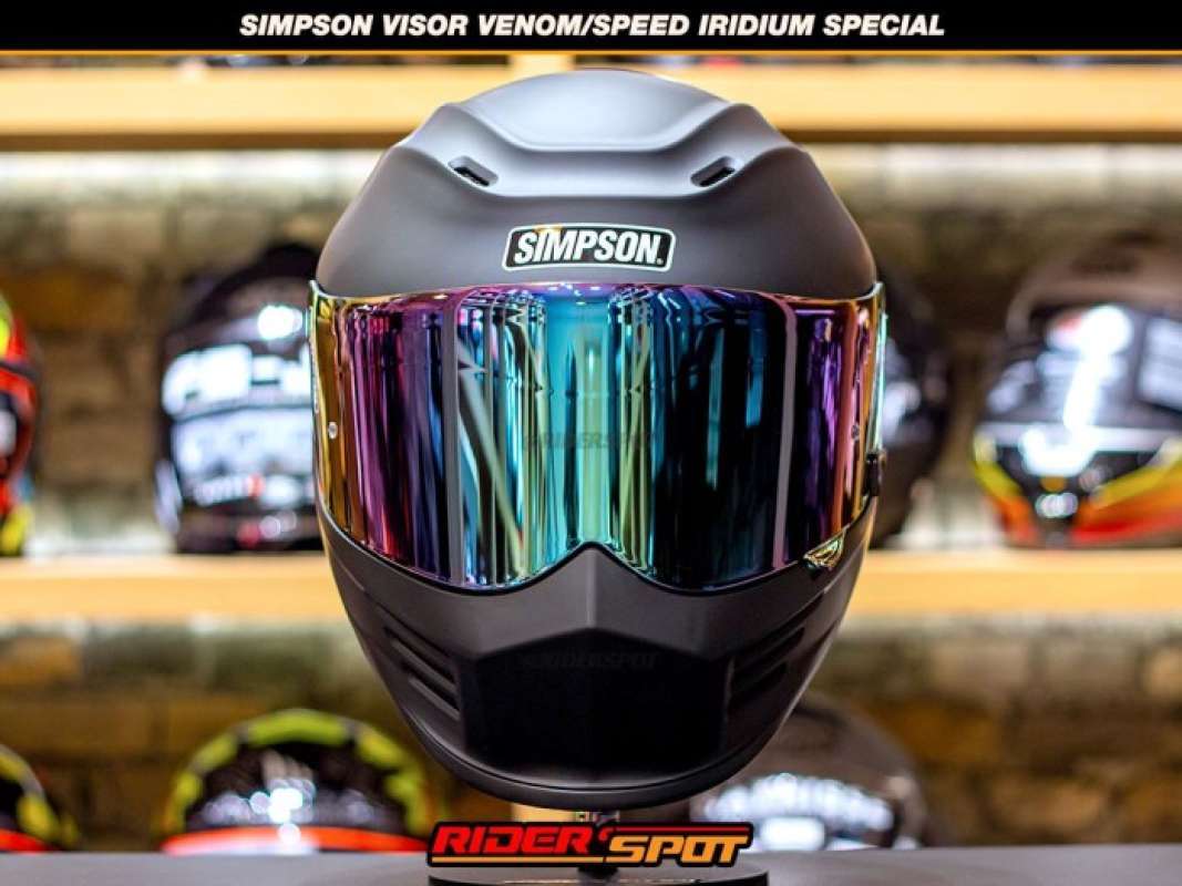 Simpson venom top iridium visor