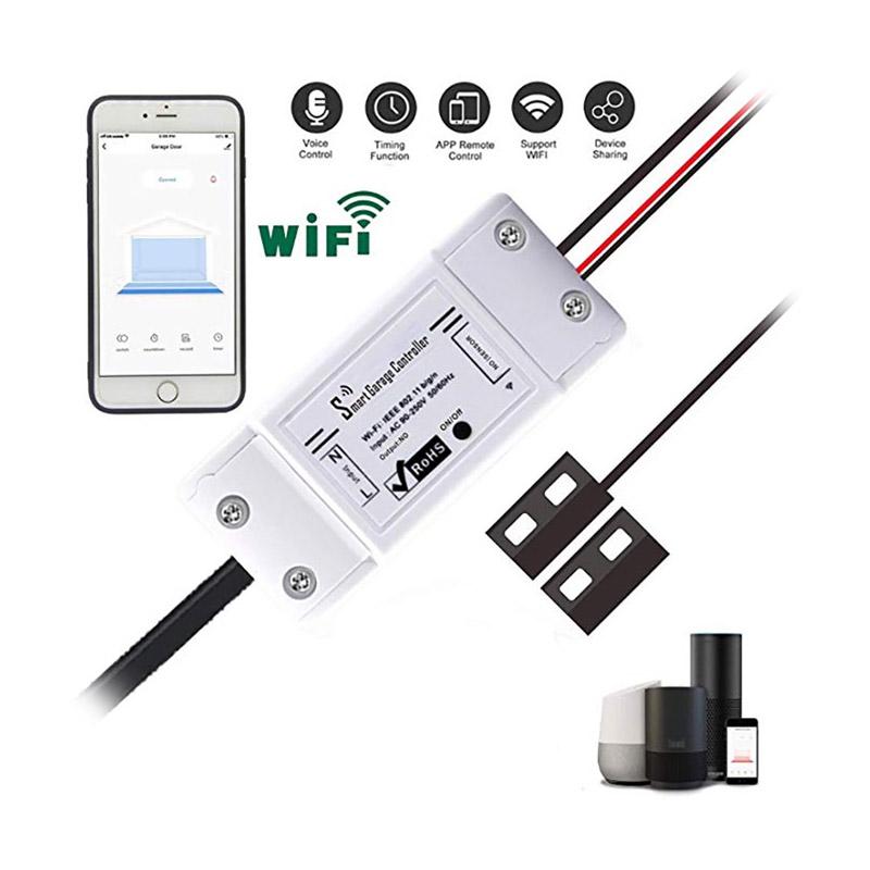 google home control garage door