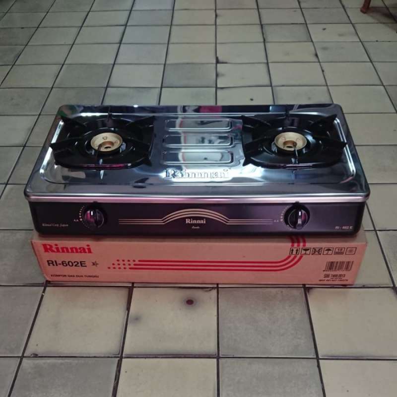 Jual Kompor Gas Rinnai RI 602 E / RI 602 E Kompor Gas Rinnai 2 Tungku di  Seller CobanBaith - Kapuk, Kota Jakarta Barat | Blibli