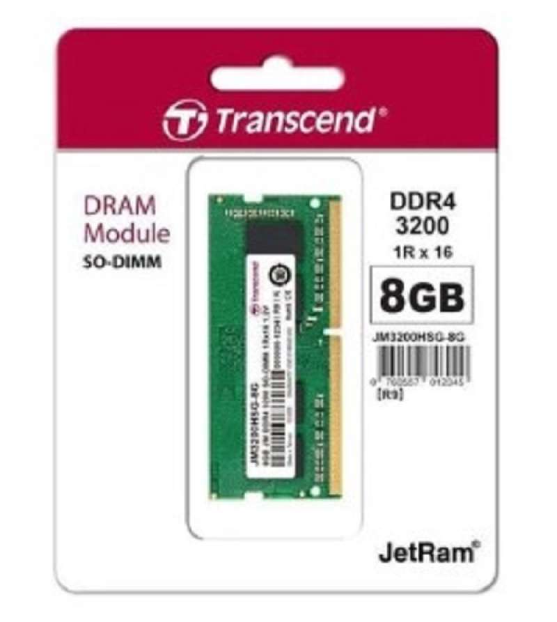 Transcend SO-DIMM 8GB DDR4 PC 3200 Ram Laptop