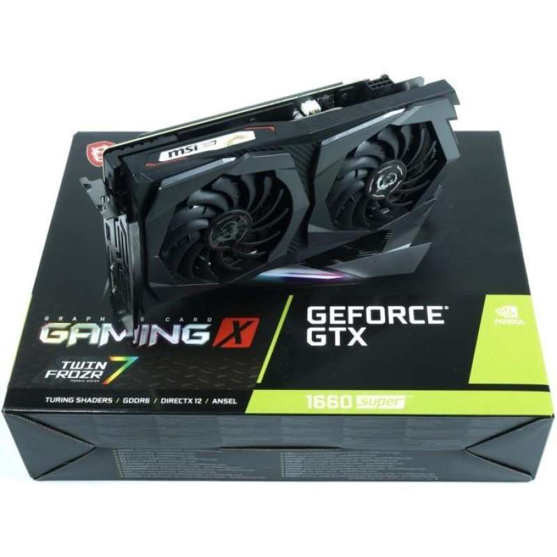 美品 【MSI製】NVIDIA GeForce 青白い GTX 1660 SUPER