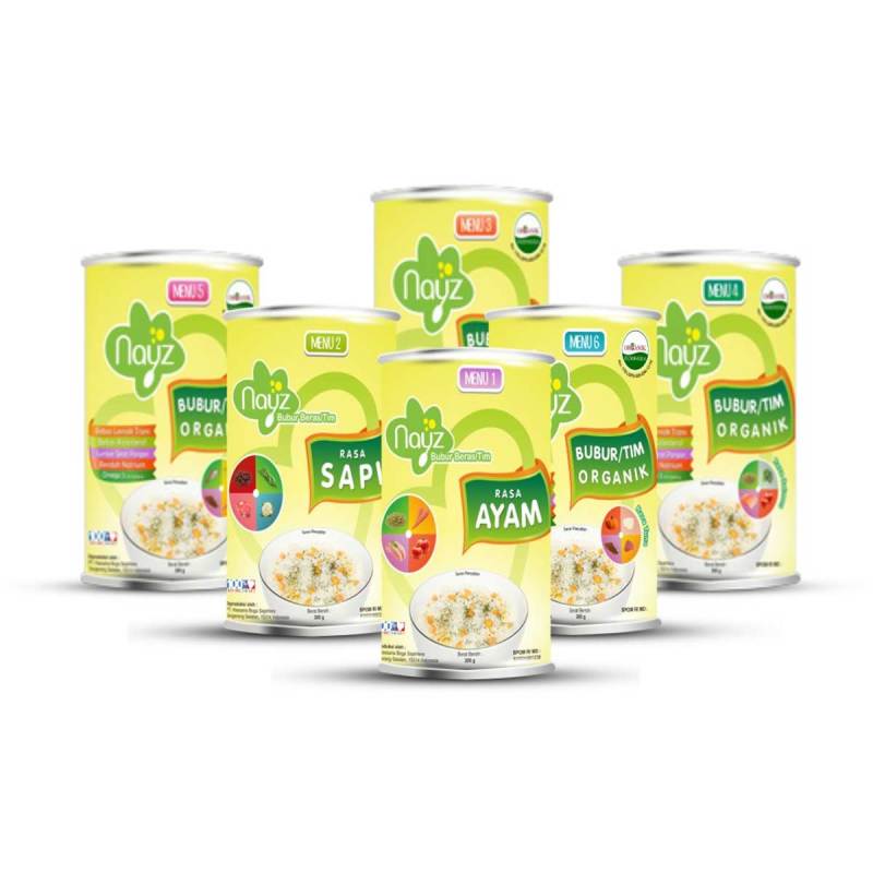 Jual Nayz Bubur Beras Tim Mpasi Bayi Organik Menu 6 Rasa Ikan Tuna 150 G Terbaru Juli 2021 Blibli