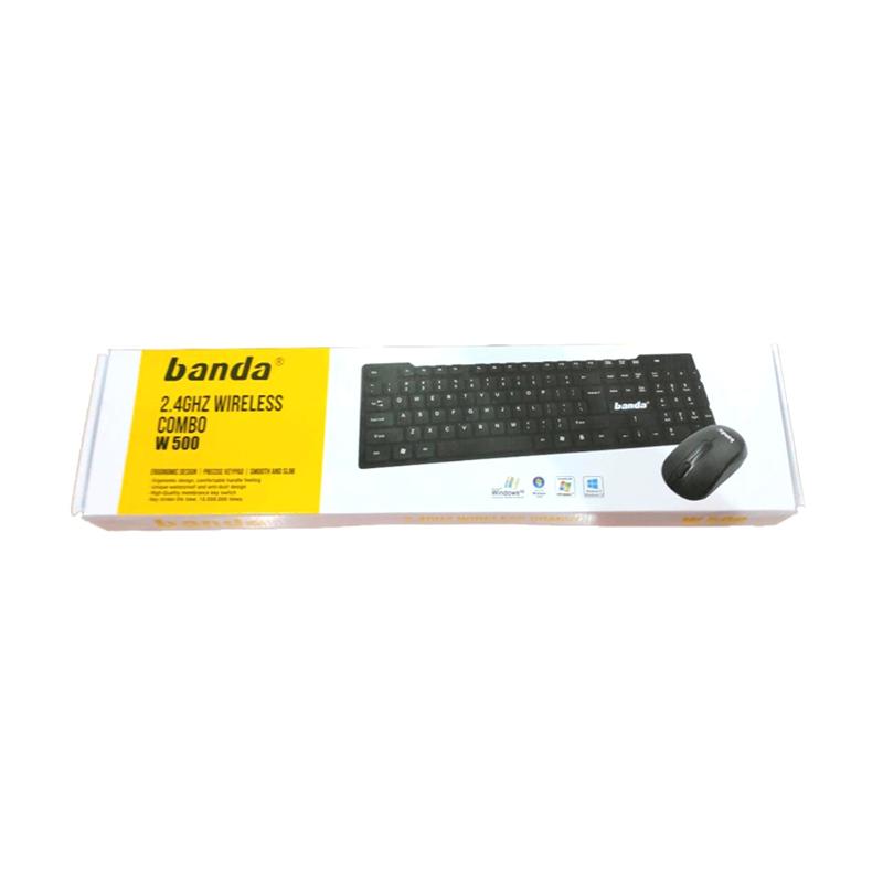 Jual Banda W500 Wireless Keyboard Mouse Online Desember 2020 Blibli