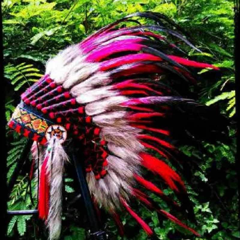 Jual Waroeng Indian Bulu Ayam Topi Indian Online Januari 2021 Blibli