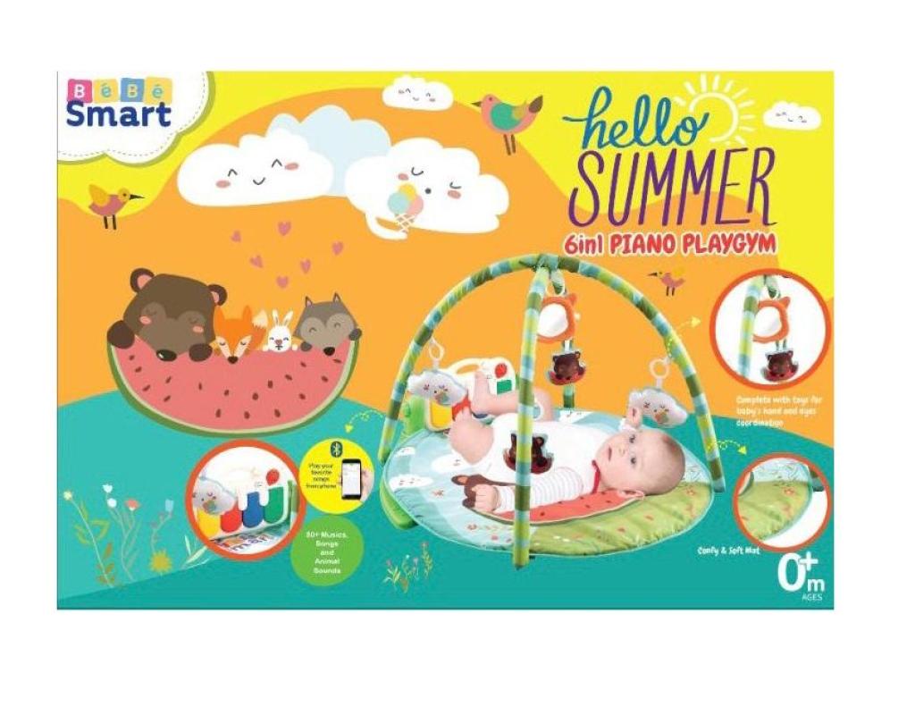 Bebe smart 6 in 1 piano play gym hotsell