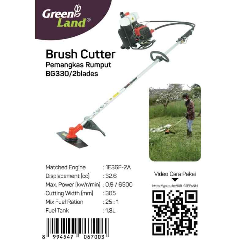 Jual Mgreenworld Brush Cutter Gland Bg330 2 Blades Mesin Pemangkas Rumput Online September 2020 Blibli Com