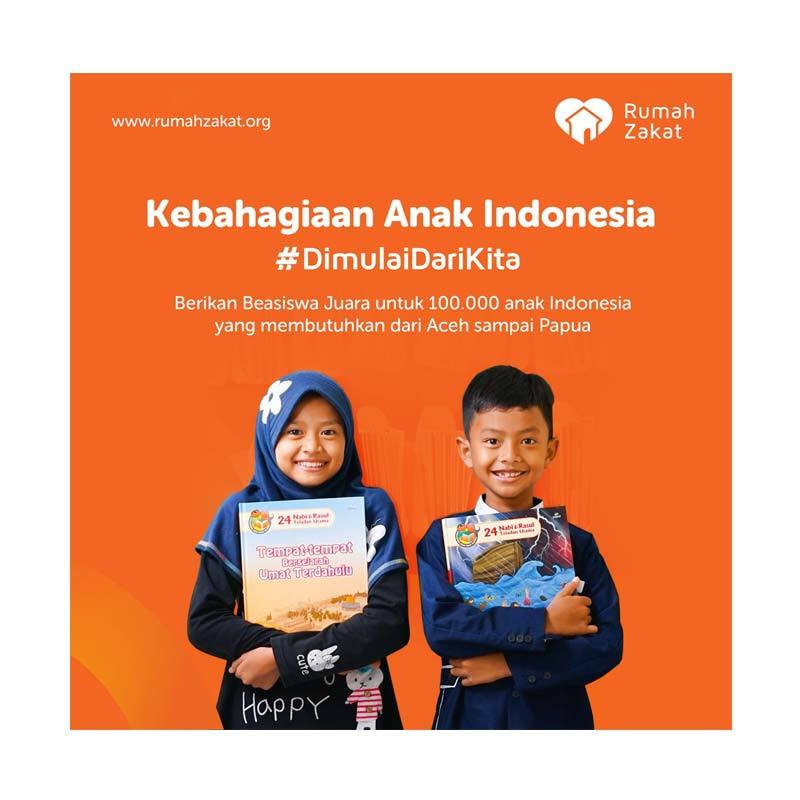 Jual Rumah Zakat Kebahagiaan Anak Indonesia Beasiswa Juara Online April 2021 Blibli