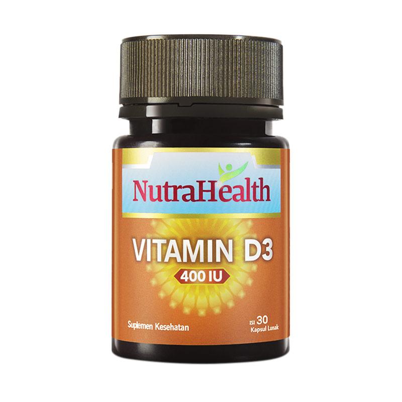 Jual Nutrahealth B35011 Vitamin D3 400 Iu Suplemen Kesehatan 30 Kapsul Online November 2020 Blibli Com
