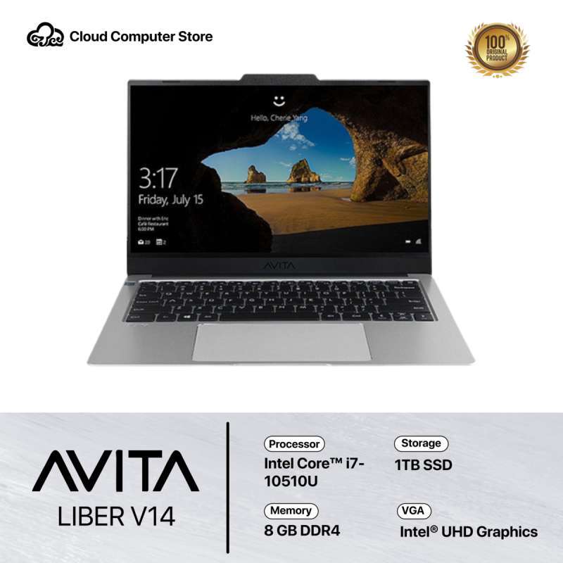 AVITA Liber V14-i7 10510U-RAM 8GB-SSD 1TB-Win 10 H