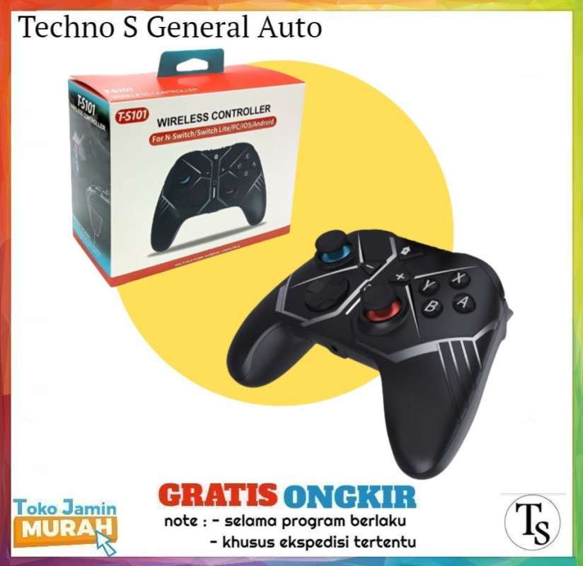 Stik Kontroller Wireless untuk PC, Laptop, dan NDS dengan Kualitas Premium, Tombol Empuk, Ukuran 8x10x5 cm. Ideal untuk Gamer Modern