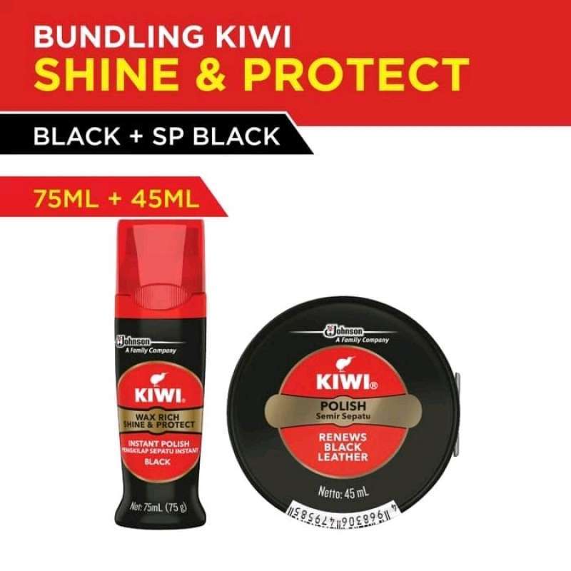 Kiwi shine hot sale and protect black