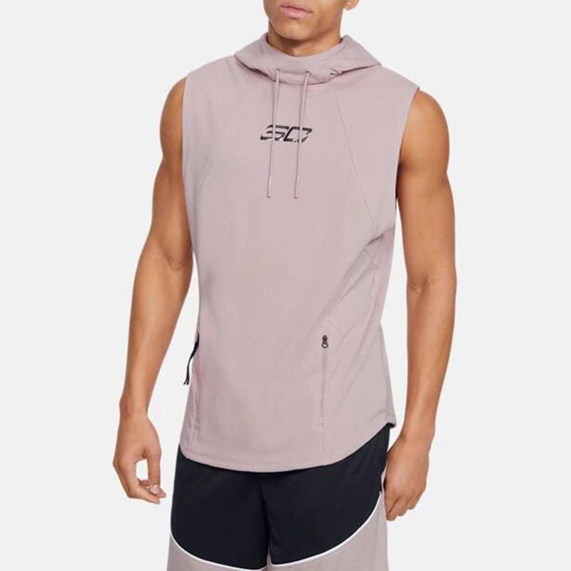 sleeveless basketball hoodie