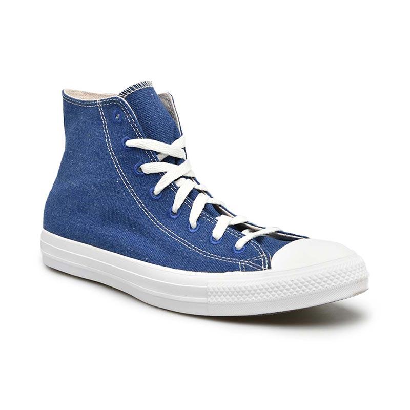 blue converse slip on