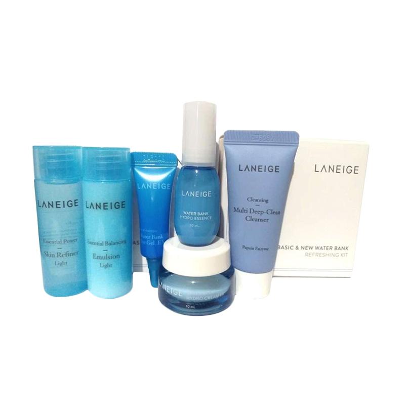 Laneige Basic & New Water Bank Refreshing Kit [6 Items]