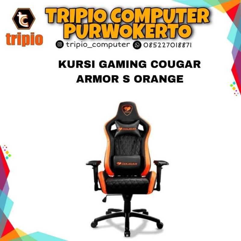 Jual Cougar Armor S ArmorS Black Orange Gaming Chair Kursi