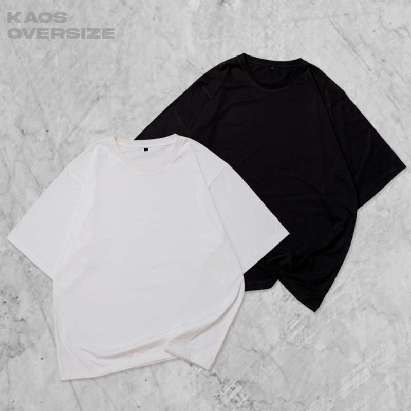 Jual Tshirt Polos Oversize Model Terbaru Harga Promo Februari