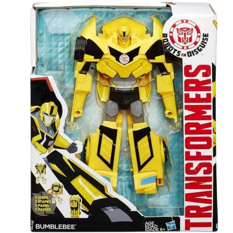 Mainan transformers robot deals in disguise bumblebee