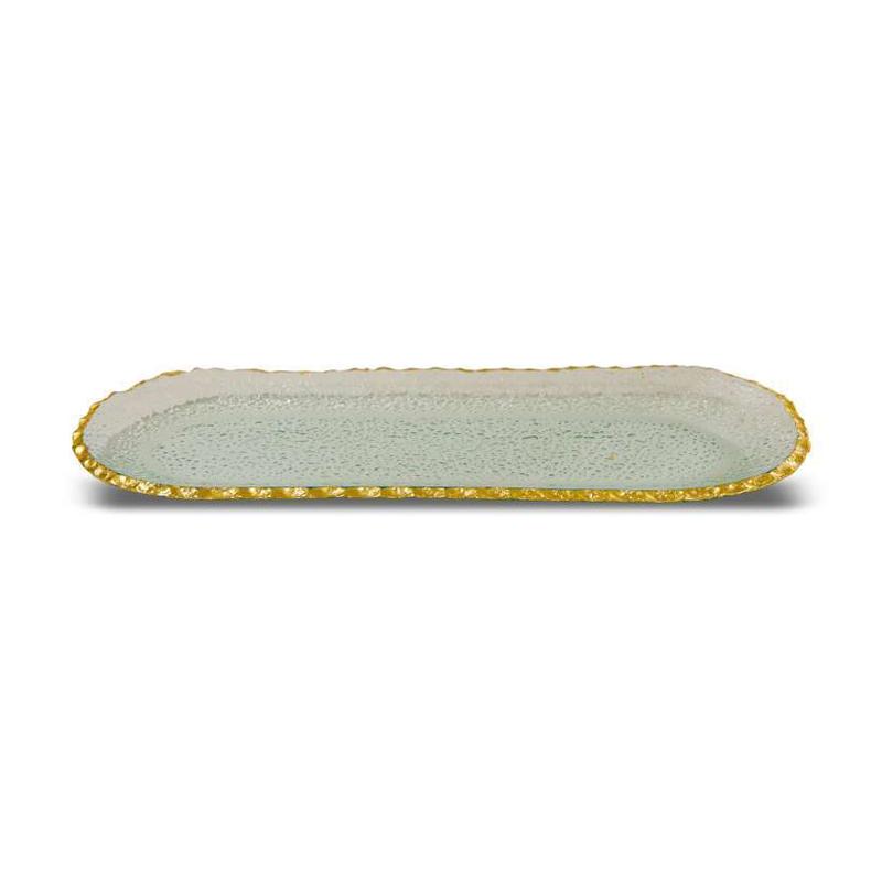 Jual Vivere Deco Plate Oval Rainwater 44 X 16 5 Cm Online November 2020 Blibli