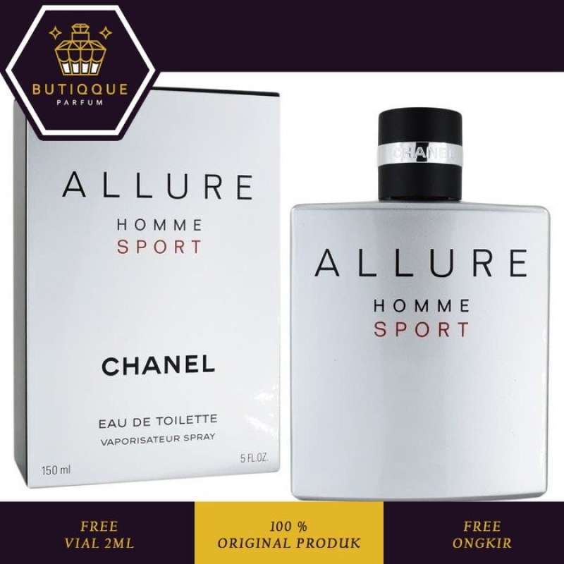Promo Parfum CHANEL Allure Homme Sport EDT 100ml Original Full Set