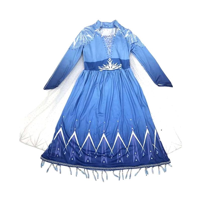 Baju anak 2025 princess elsa frozen