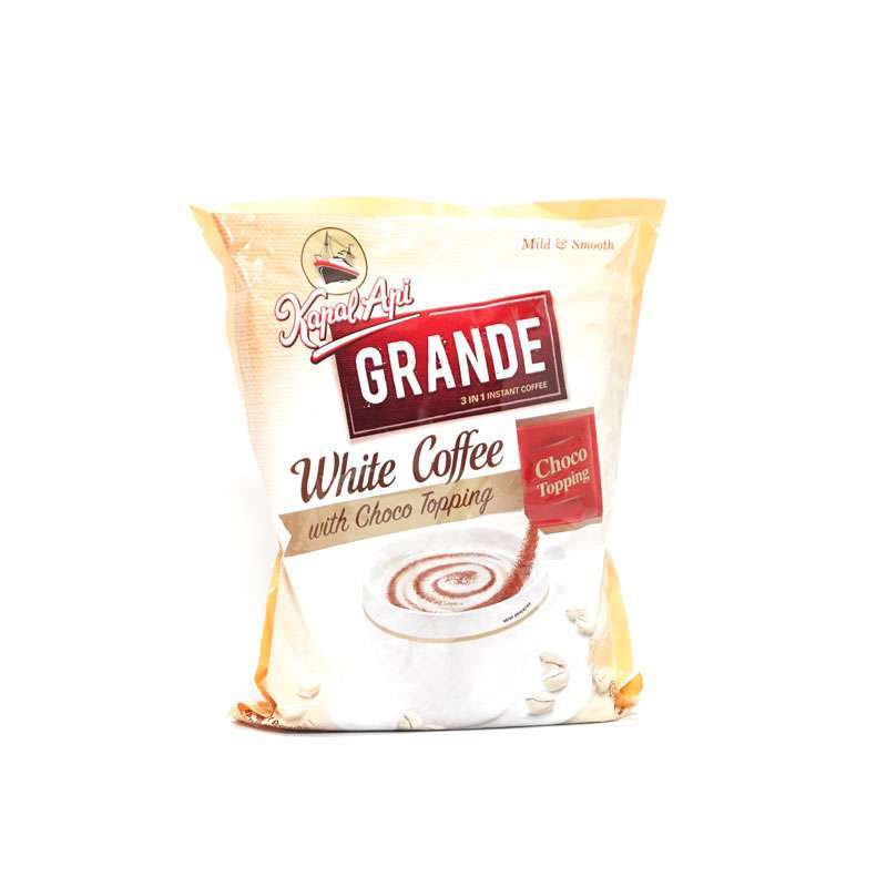 Jual Kapal Api Grande White Coffee Topping Bag 30 Pcs Online Februari 2021 Blibli
