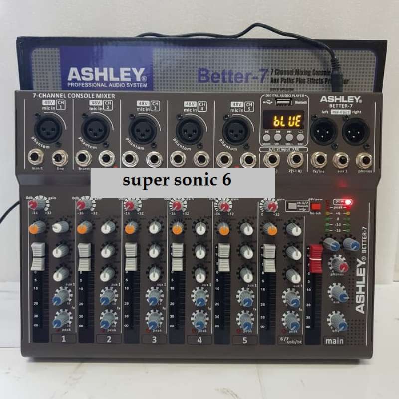 Jual Ashley Better7 7ch Mixer Original Usb Mp3 Bluetooth Recording Online September 2020 Blibli Com