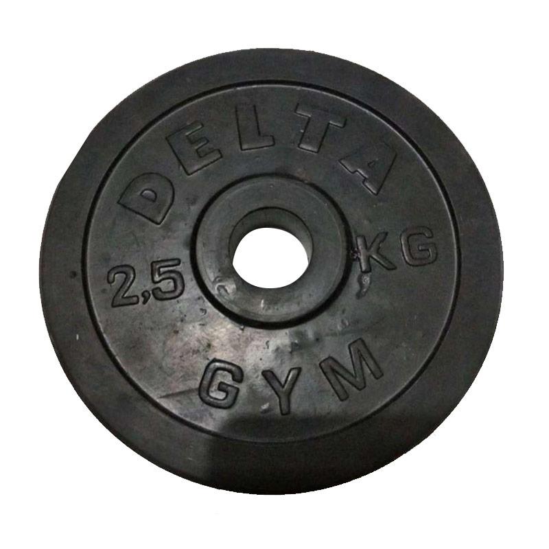 Jual Deltagym Rubber Weight Plate Peralatan Fitness 2 5kg Online Oktober 2020 Blibli Com