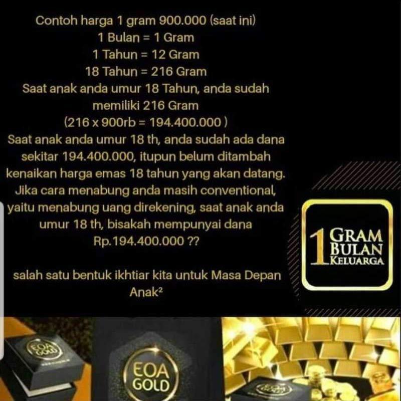 Jual Eoa Gold Emas Logam Mulia 5 G Online Desember 2020 Blibli