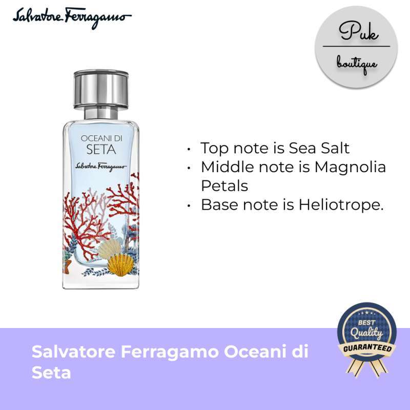Jual Parfum Salvatore Ferragamo Oceani Di Seta Unisex Original EDP 100ml di  Seller Puk Boutique - Kota Bambu Utara, Kota Jakarta Barat | Blibli
