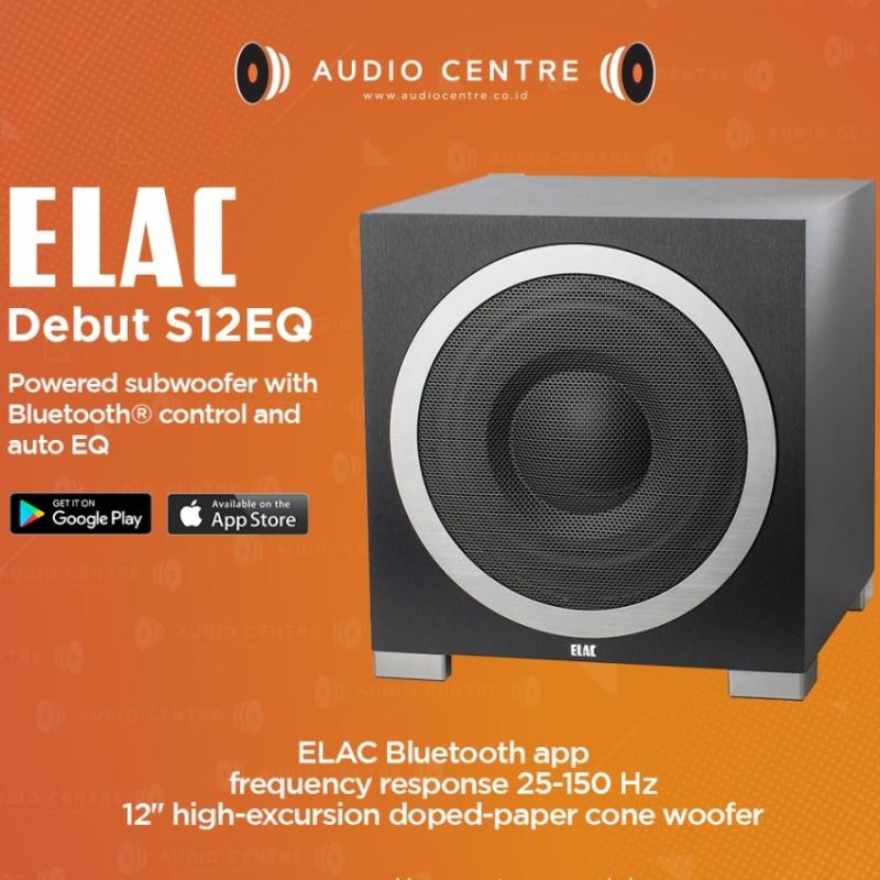 Elac debut on sale s12eq