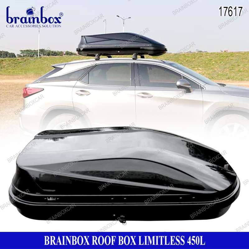 Promo Brainbox Roof Box Limitless 450l Kotak Bagasi Atas Atap