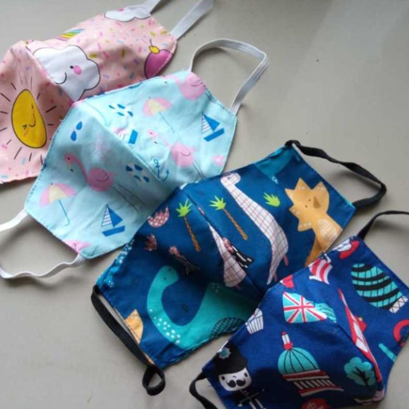 Jual 5m Masker Anak Kain Katun Motif Kartun Online November 2020 Blibli
