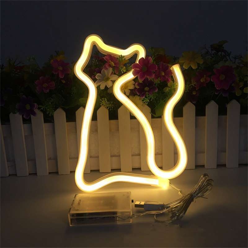 Jual Lans Usb Battery Pet Cat Neon Led Light Home Decor Online September 2020 Blibli Com,Home Decor Items Online India