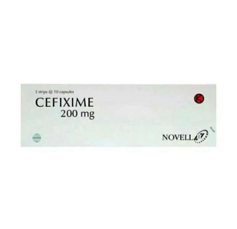 novell cefixime 200mg obat resep dokter 10 tablet strip