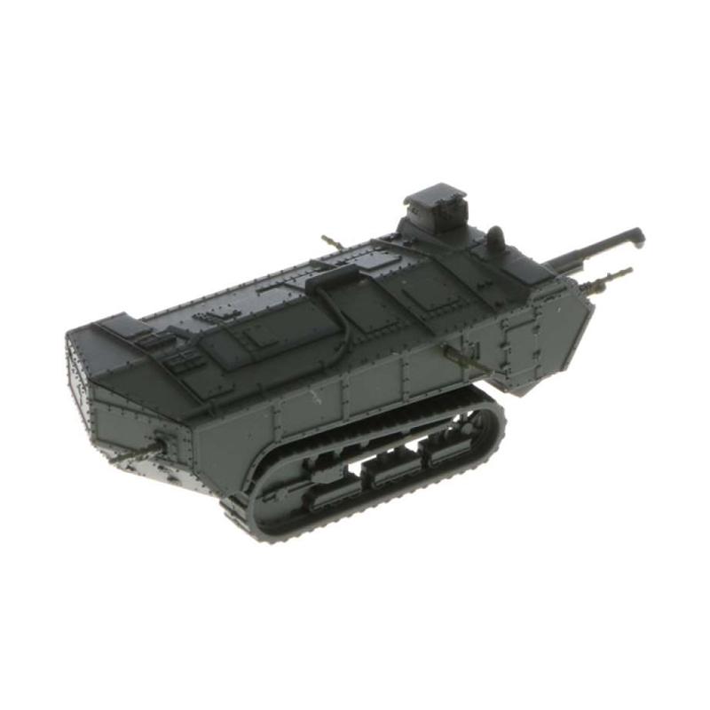 1/100 Diecast French St-Chamond Later Tank WWI Army Vehciel Model Collection 