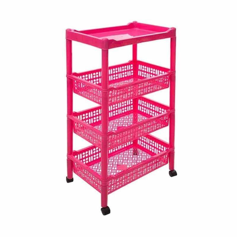 Jual Zeki Store Susun 4 Roda Shinpo Rak Plastik Serbaguna Online September 2020 Blibli Com