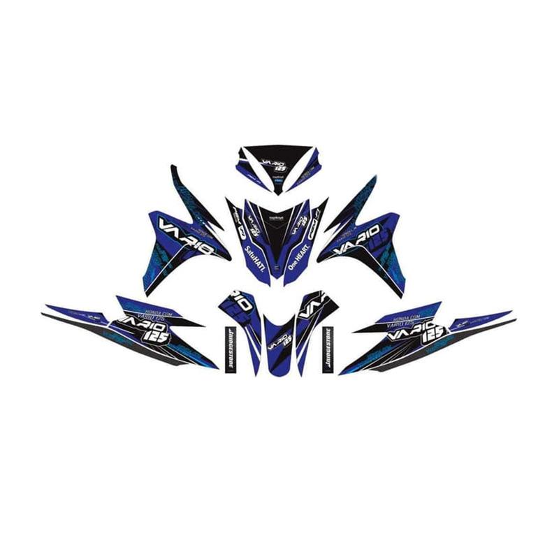 Jual Master Decal Blue Spec B Sticker Motor For Honda Vario Fi 125 Online Desember 2020 Blibli