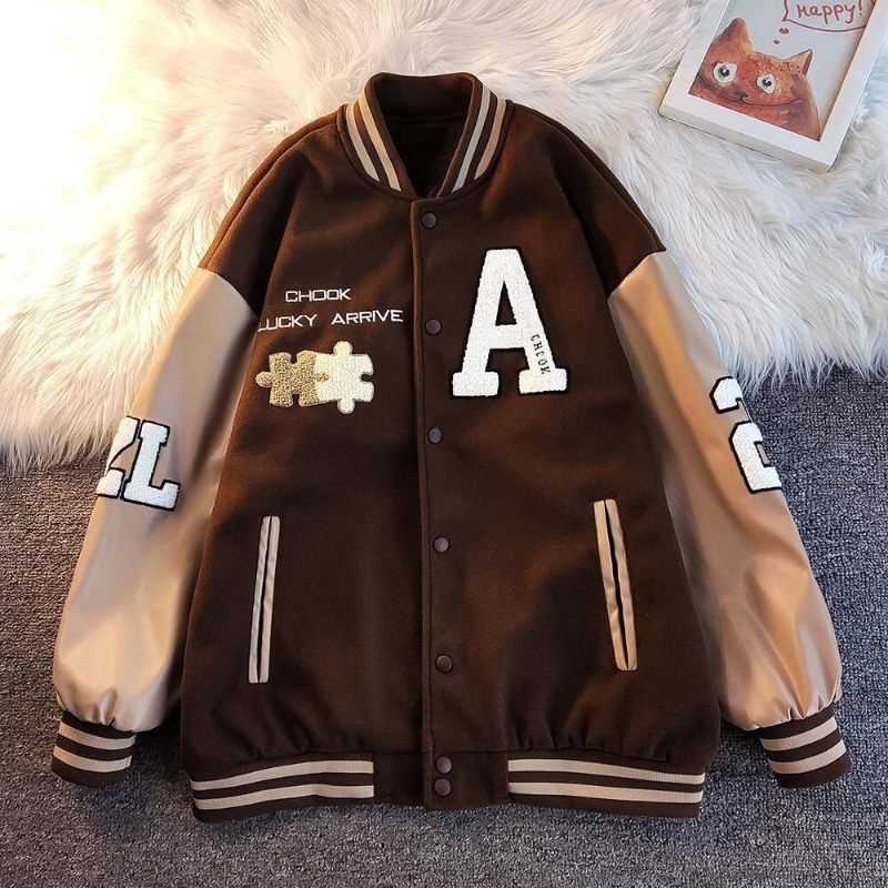 Jaket varsity baseball top