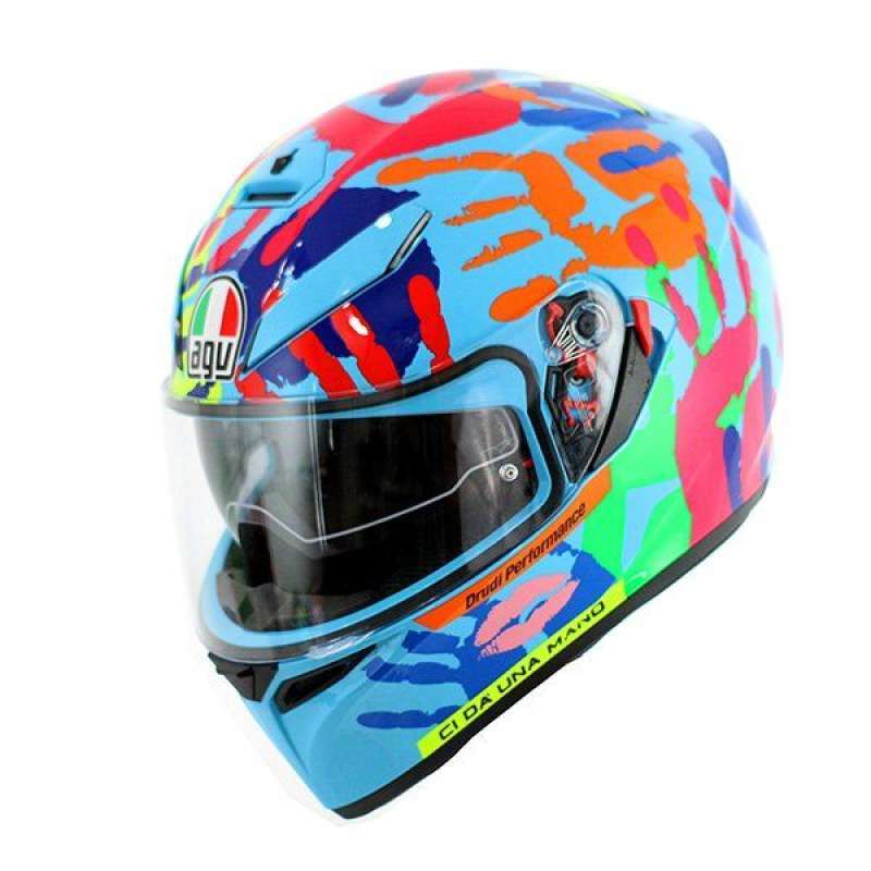 Jual AGV K3 SV Rossi Misano Hands Helm Full Face Y32 L80IL EO di