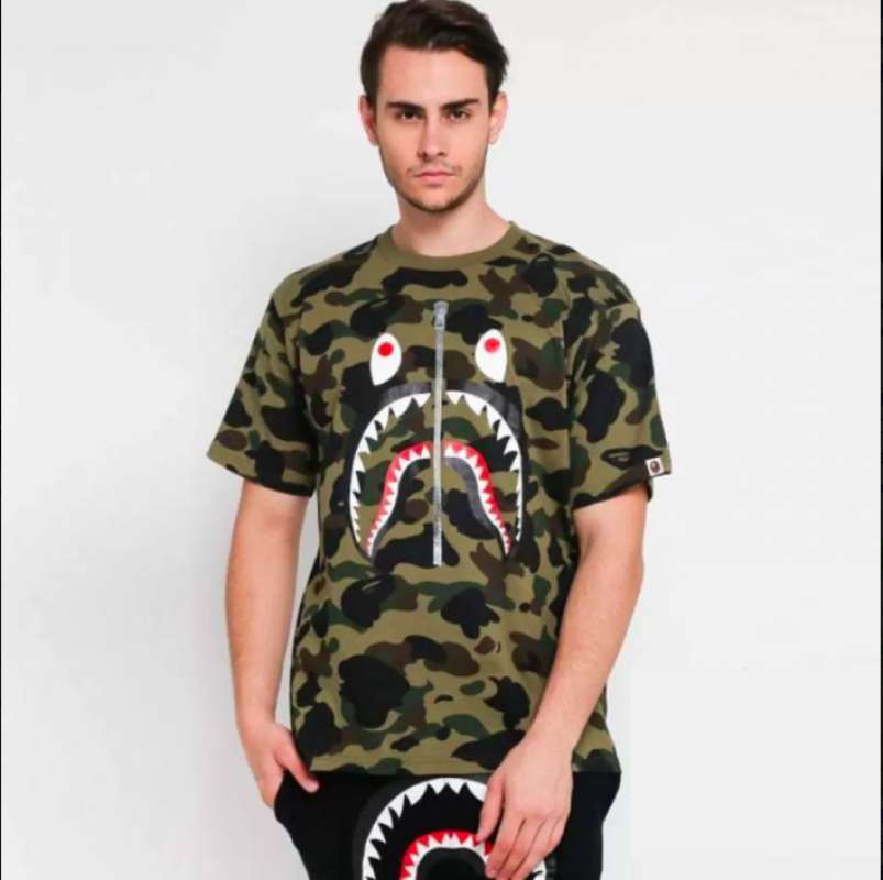 T shirt bape camo top